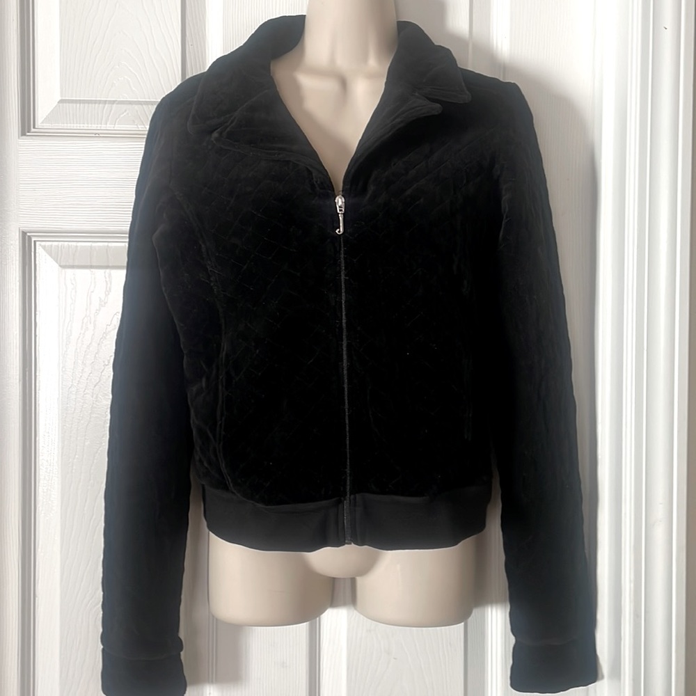 Juicy Couture Velour Quilted Jacket Size M
